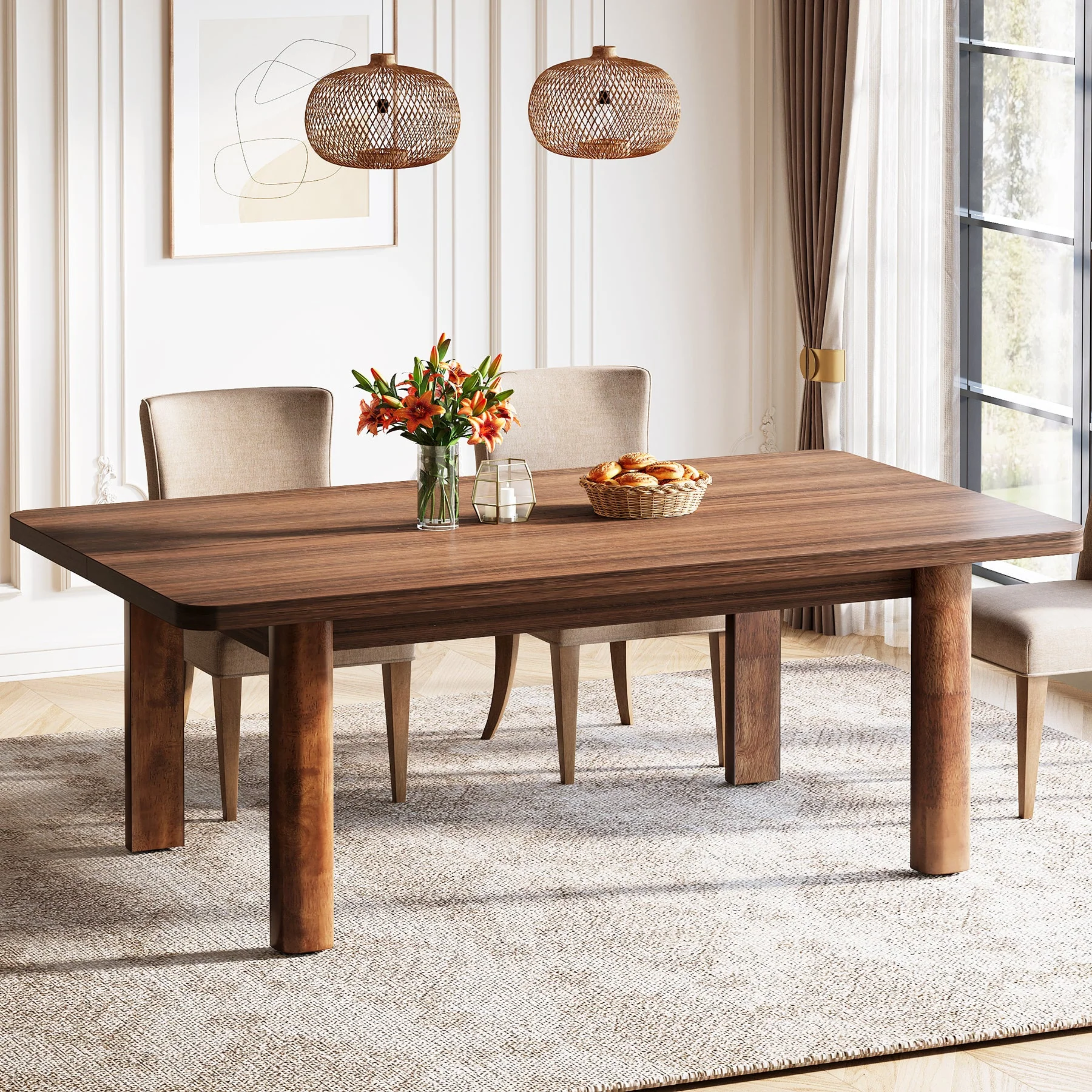 Solid Wood Dining Table